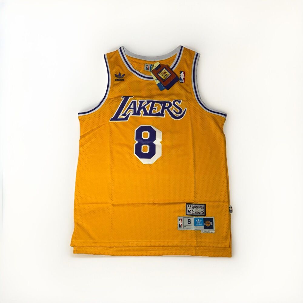 NWT Kobe Bryant Jersey Lakers Adidas Hardwood Classics Swingman Men’s Small